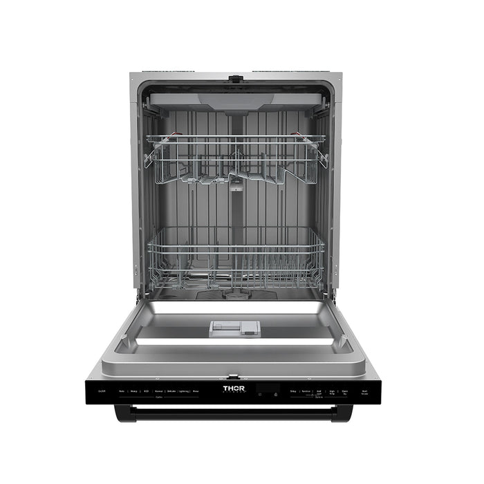 Thor Kitchen 24 Inch Top Control Built-in Dishwasher in Black (TDW24C7B)