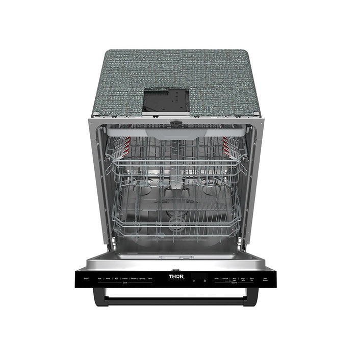 Thor Kitchen 24 Inch Top Control Built-in Dishwasher in Black (TDW24C7B)