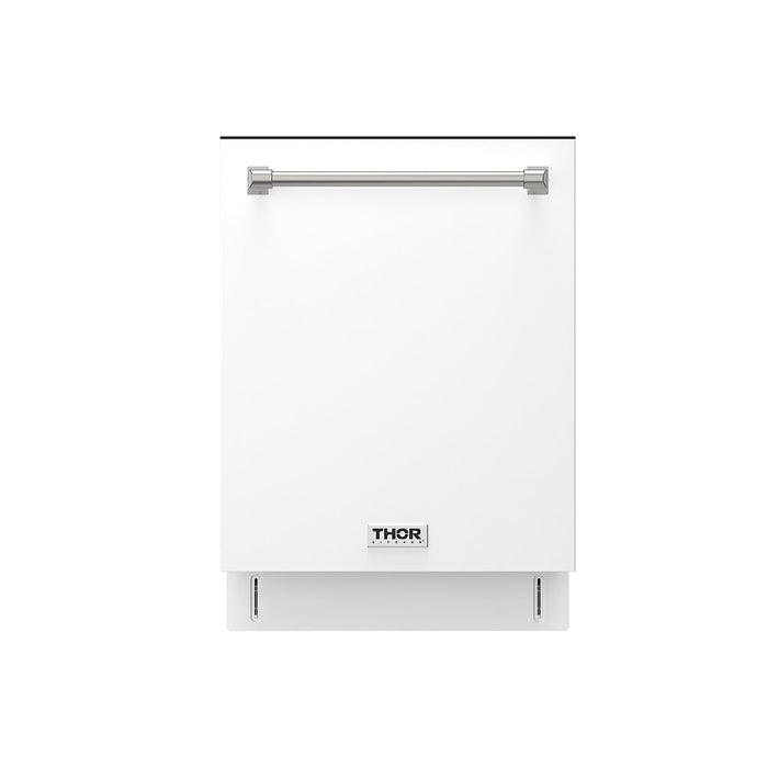 Thor Kitchen 24 Inch Top Control Built-in Dishwasher in White