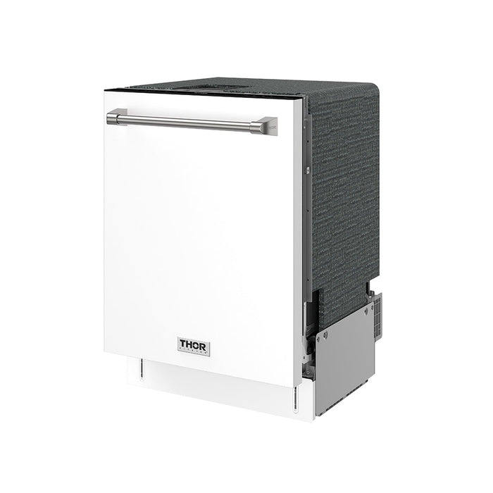 Thor Kitchen 24 Inch Top Control Built-in Dishwasher in White