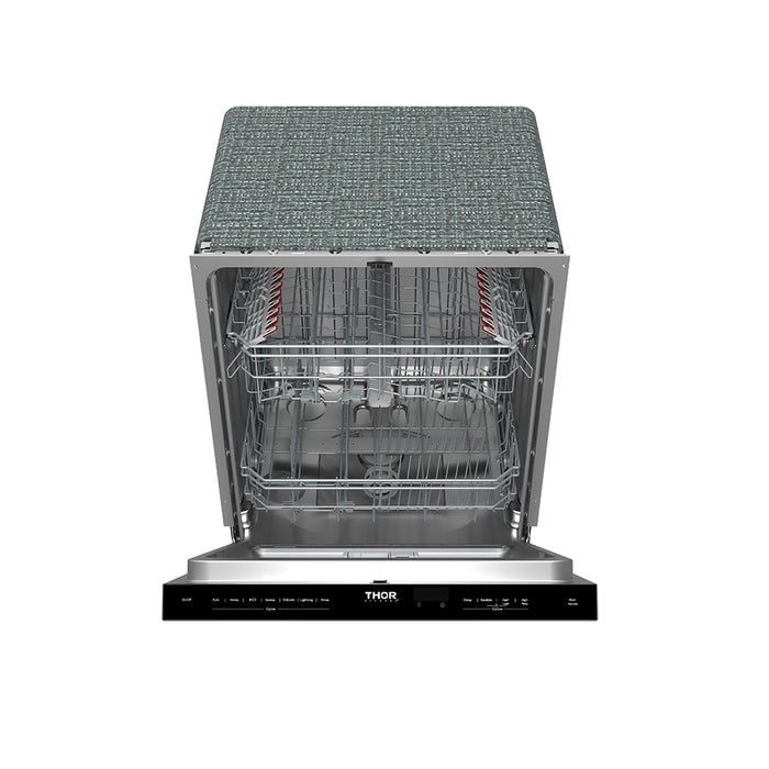 Thor Kitchen 24 Inch Built-In Top Control Dishwasher with Pocket Handle – Stainless Steel (TDW24PT)