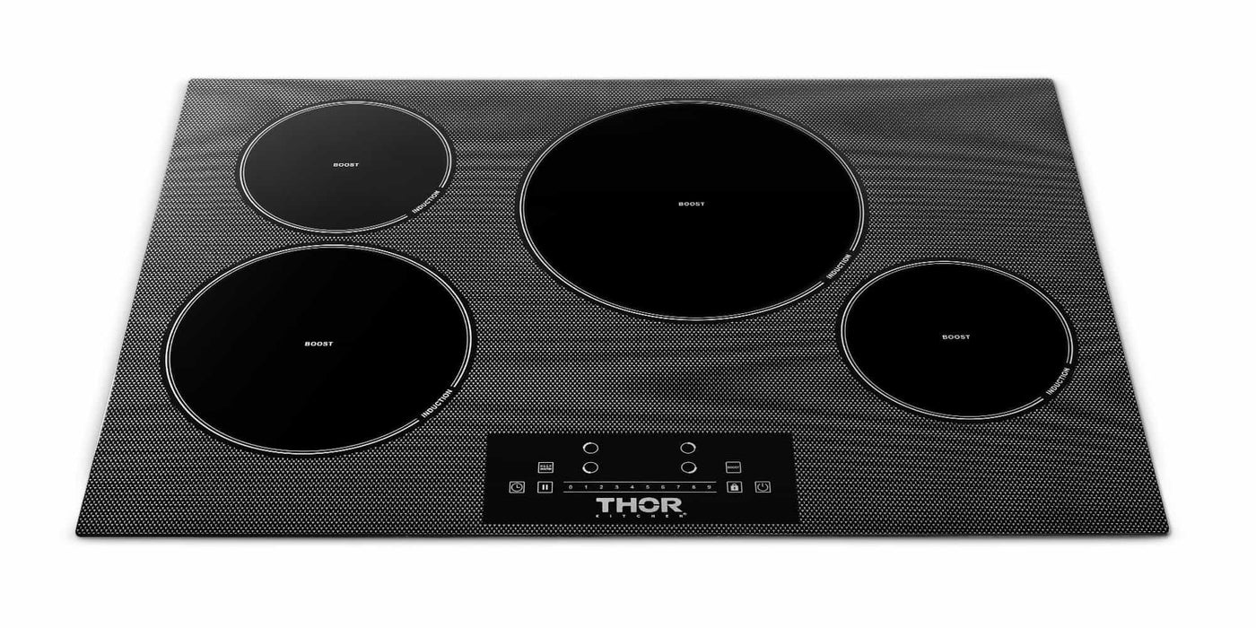 Thor Kitchen 30-Inch Built-In Induction Cooktop with 4 Elements TIH30