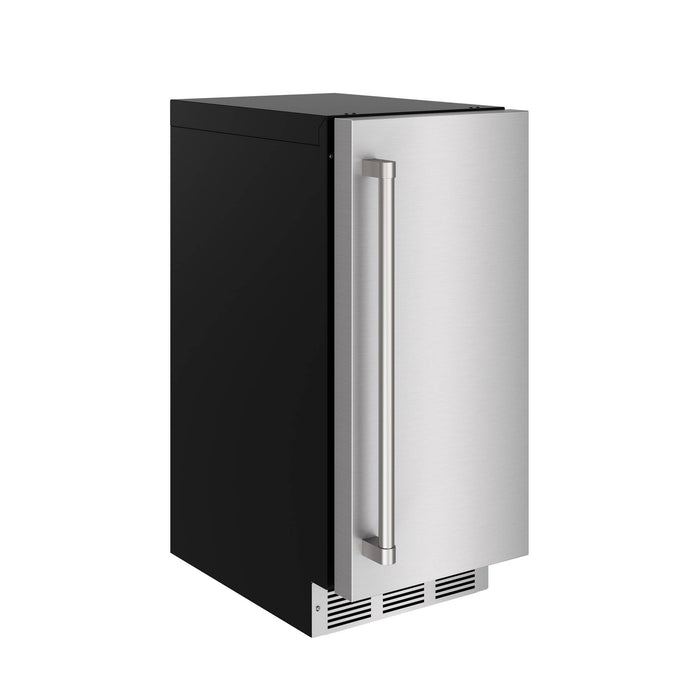 Thor Kitchen 15” Freestanding/Built-In Indoor & Outdoor Top Hat Cube Ice Maker with Water Filter and Reversible Door (TIM1502)