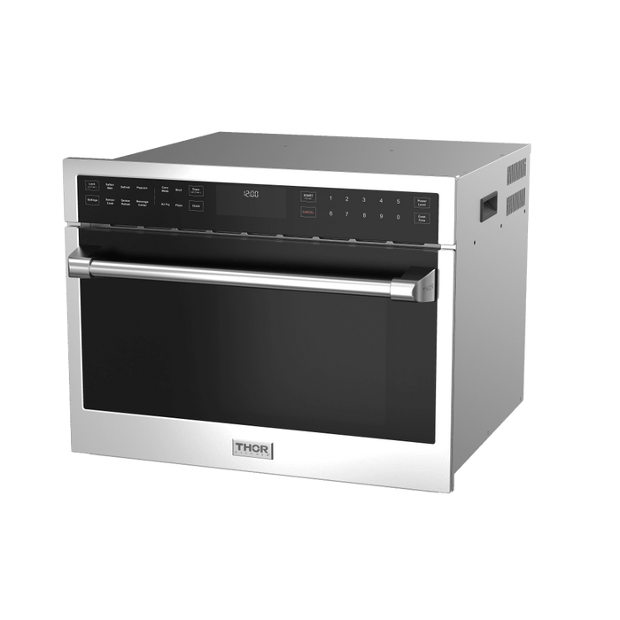 Thor Kitchen 24-inch Built-In Microwave Oven with Drop-Down Door Stainless Steel TMO24H