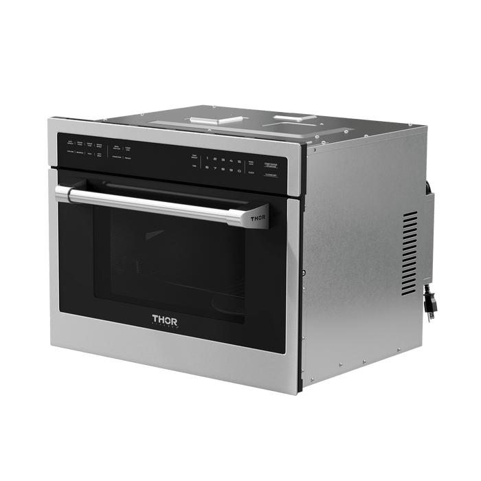 Thor Kitchen 24" Built-In Microwave Speed Oven TMO24 - right quarter view