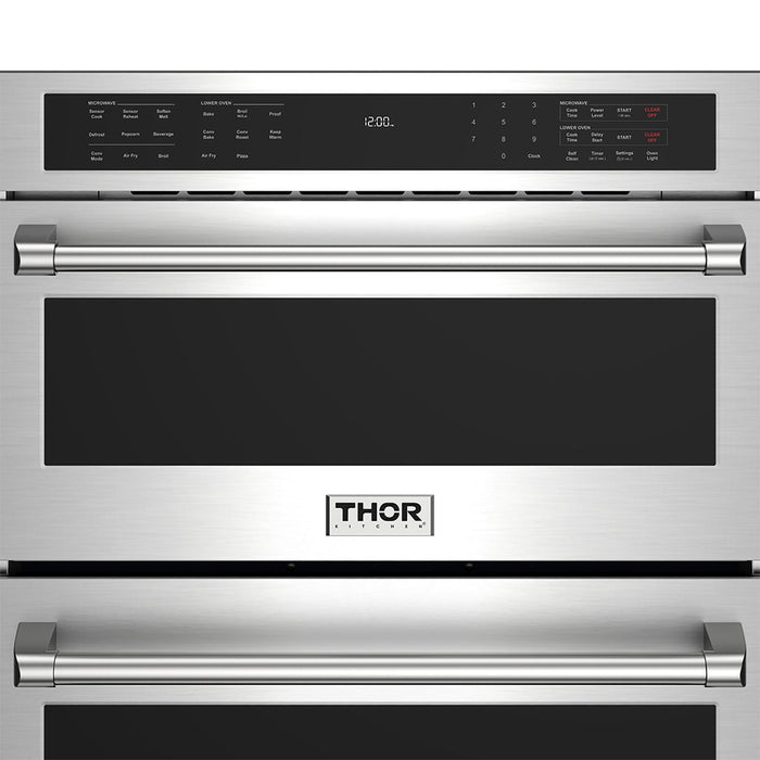Thor Kitchen Professional 30-Inch Combination Microwave Wall Ovens - Stainless Steel (TMW30ED)