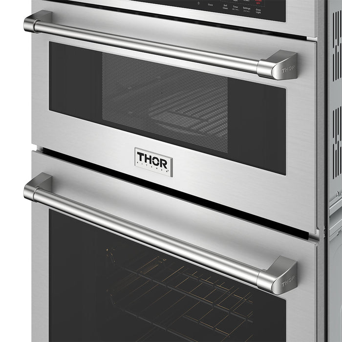 Thor Kitchen Professional 30-Inch Combination Microwave Wall Ovens - Stainless Steel (TMW30ED)