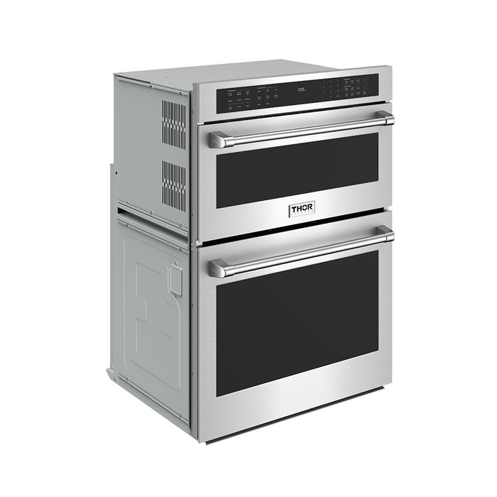 Thor Kitchen Professional 30-Inch Combination Microwave Wall Ovens - Stainless Steel (TMW30ED)