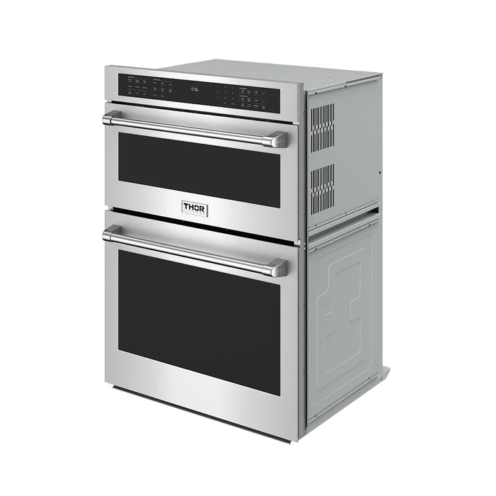 Thor Kitchen Professional 30-Inch Combination Microwave Wall Ovens - Stainless Steel (TMW30ED)