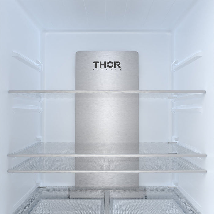 Thor Kitchen 30 Inch Bottom Freezer Refrigerator in Stainless Steel (TRF3017BF)