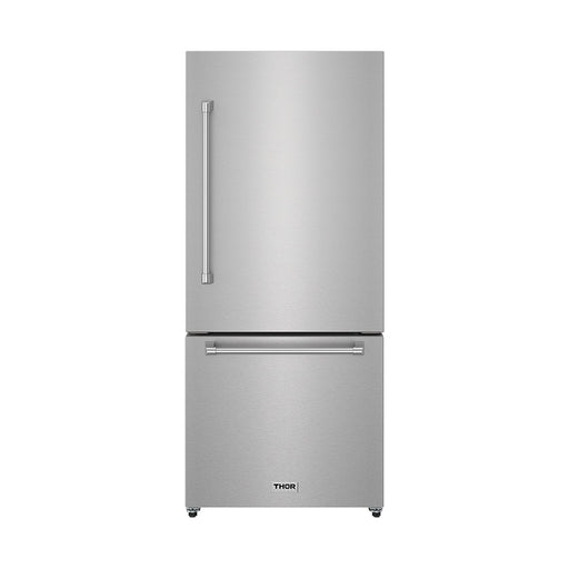 Thor Kitchen 30 Inch Bottom Freezer Refrigerator in Stainless Steel