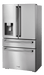 Thor Kitchen 36 in Professional French Door Refrigerator 21.6 cu ft Counter-Depth Stainless (TRF3601FD)