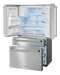 Thor Kitchen 36 in Professional French Door Refrigerator 21.6 cu ft Counter-Depth Stainless (TRF3601FD)
