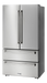 Thor Kitchen 36-Inch 22.5 cu. ft Freestanding French Door Refrigerator with Ice Maker in Stainless Steel (TRF3602)