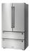 Thor Kitchen 36-Inch 22.5 cu. ft Freestanding French Door Refrigerator with Ice Maker in Stainless Steel (TRF3602)