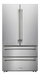 Thor Kitchen 36-Inch 22.5 cu. ft Freestanding French Door Refrigerator with Ice Maker in Stainless Steel (TRF3602)