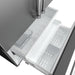 Thor Kitchen 36" Counter Depth Refrigerator TRF3603FD - close up of freezer drawer