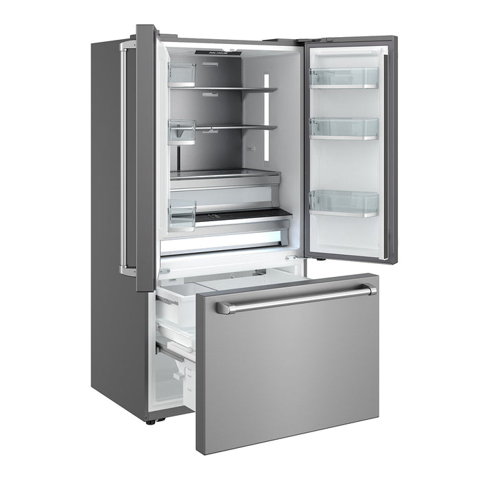 Thor Kitchen 36" Counter Depth Refrigerator TRF3603FD - front left side open