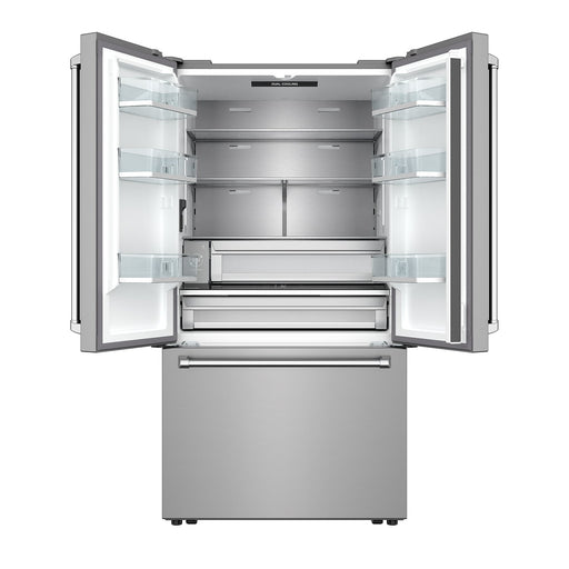 Thor Kitchen 36" Counter Depth Refrigerator TRF3603FD - front door open