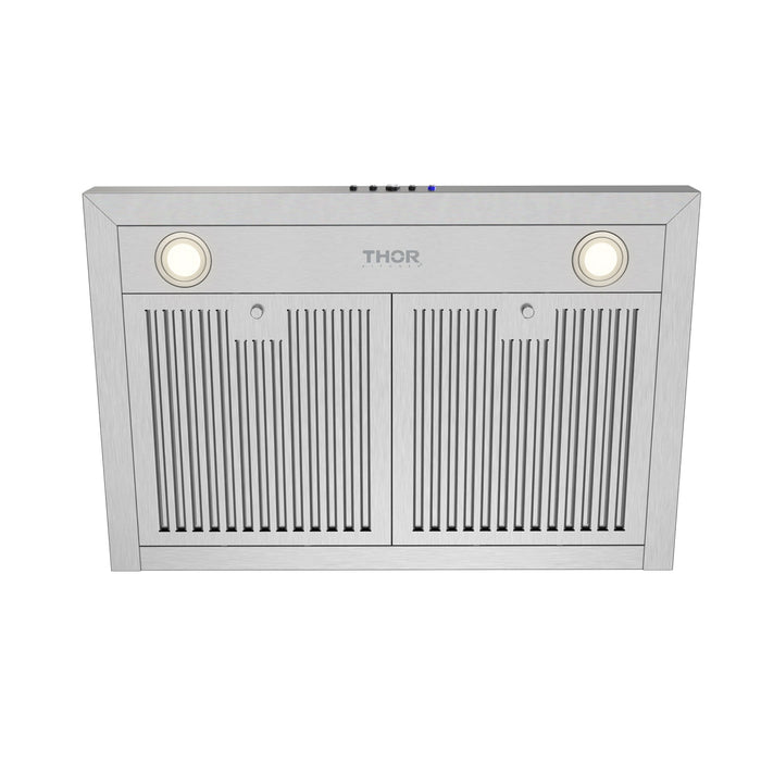 Thor Kitchen 30 Inch Wall Mounted Chimney Range Hood with 350CFM - lighting effect
