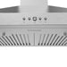 Thor Kitchen 30 Inch Wall Mounted Chimney Range Hood with 350CFM - control logo