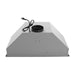 Thor Kitchen 30 Inch Wall Mounted Chimney Range Hood with 350CFM - without duct cover power cord