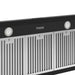 Thor Kitchen 36" Black Chimney Range Hood TRH3635B - light