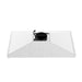 Thor Kitchen 36" White Chimney Range Hood TRH3635W - back without duct cover