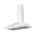 Thor Kitchen 36" White Chimney Range Hood TRH3635W - right side