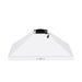 Thor Kitchen 36" White Chimney Range Hood TRH3635W - top without duct cover
