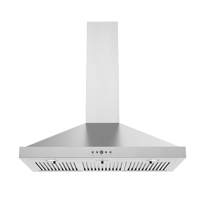 Thor Kitchen 36 Inch Wall Mounted Chimney Range Hood With 350 CFM