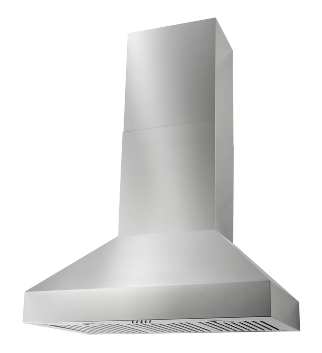 Thor Kitchen 36” Professional Wall Mount Pyramid Range Hood with 800 CFM Motor in Stainless Steel (TRH36P)