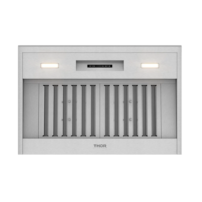 Thor Kitchen Pro Style 36-inch Convertible Stainless Steel Under Cabinet Range Hood in 18"height - bottom