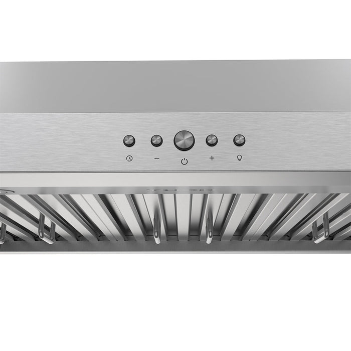 Thor Kitchen 30 Inch Under Mounted Range Hood with 480 CFM - control
