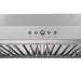 Thor Kitchen 30 Inch Under Mounted Range Hood with 480 CFM - control