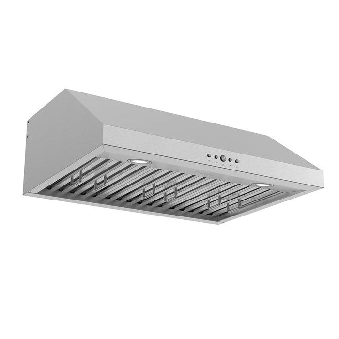 Thor Kitchen 30 Inch Under Mounted Range Hood with 480 CFM - left side