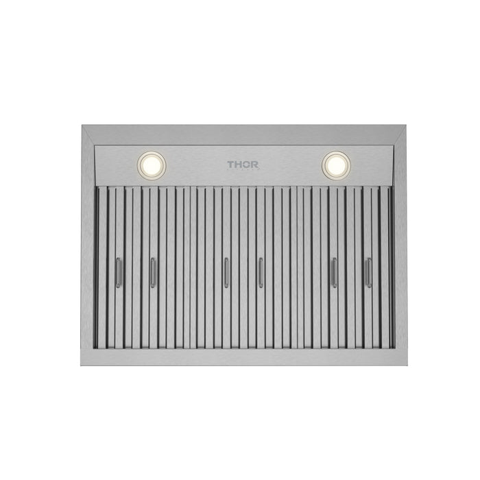 Thor Kitchen 30 Inch Under Mounted Range Hood with 480 CFM - lighting effect