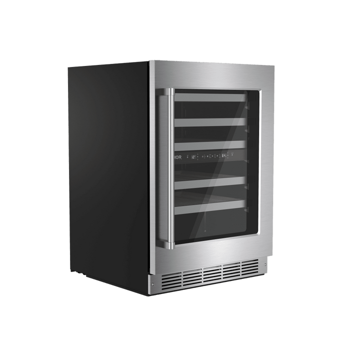 Thor Kitchen 24-Inch Undercounter Dual Zone Wine Cooler, 46 Bottle Capacity (TWC24UD)