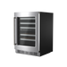 Thor Kitchen 24-Inch Undercounter Dual Zone Wine Cooler, 46 Bottle Capacity (TWC24UD)
