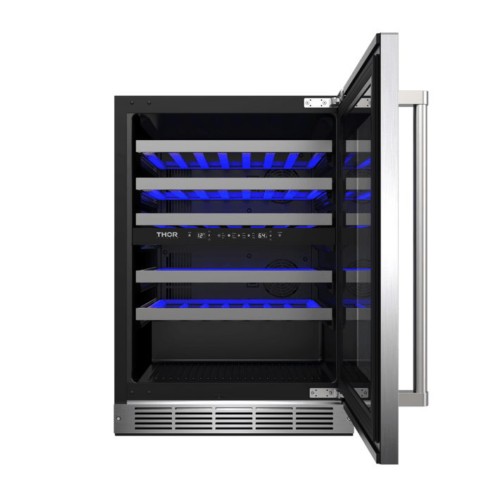 Thor Kitchen 24 Inch Undercounter Single Door Dual Zone Wine Cooler