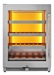 Thor Kitchen 24-Inch Single Zone Wine Cooler, Left Swing, 45 Wine Bottle Capacity (TWC24UL-LH)