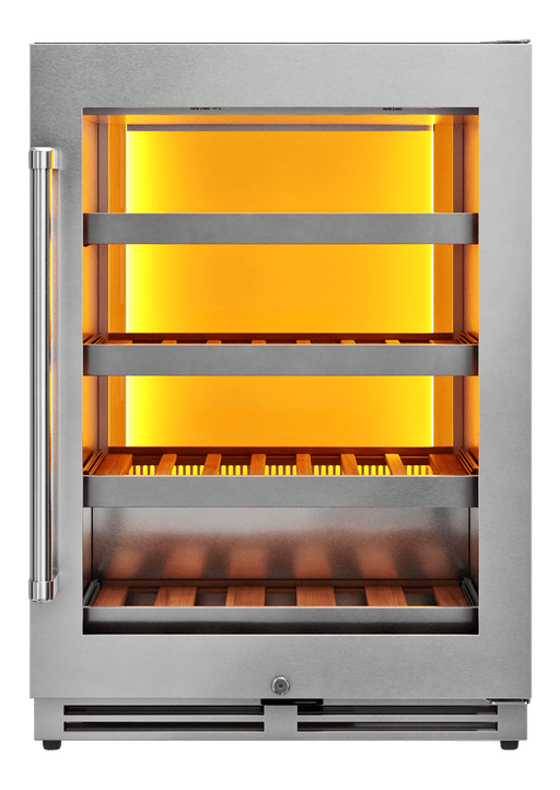 Thor Kitchen 24-Inch Wine Cooler with Backlight in Stainless Steel (TWC24UL)