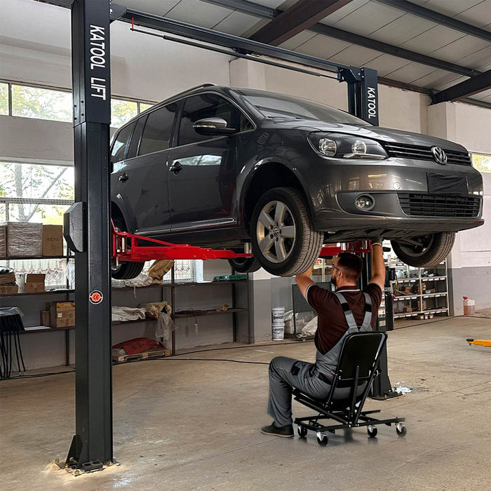 Katool KT-AS110D 11,000 lb Asymmetrical 2 Post Car Lift