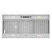 Thor Kitchen XLH48 48 Inch Liner Range Hood Bottom View with Baffle Filters