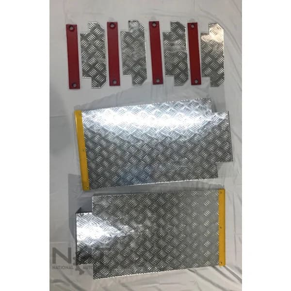 Aluminum ramps on Triumph NOS9000 Car Lift Four Post for easy vehicle access