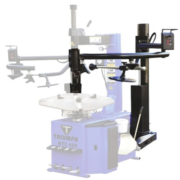 Triumph 310ARM right side assist arm attachment for NTC-950 tire changer, designed for mounting and demounting stiff sidewall and low-profile tires.