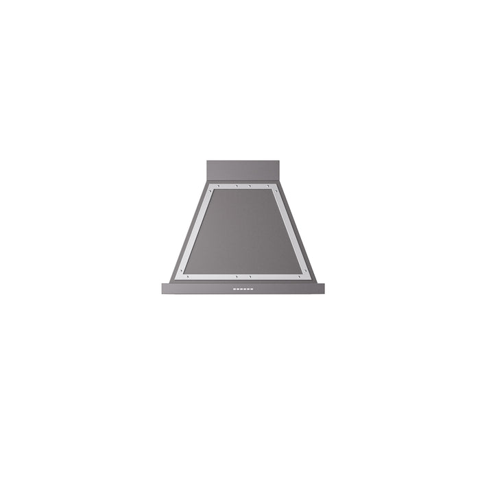 ILVE 30" Nostalgie style wall-mounted extractor Range hood in steel or painted steel with frames - UANB30