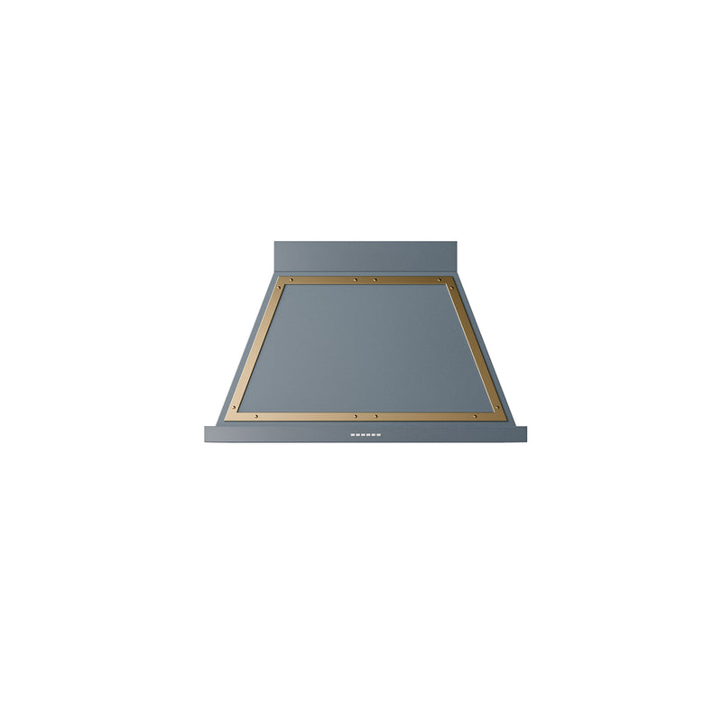 ILVE 40" Nostalgie style wall-mounted extractor Range hood in steel or painted steel with frames - UANB40