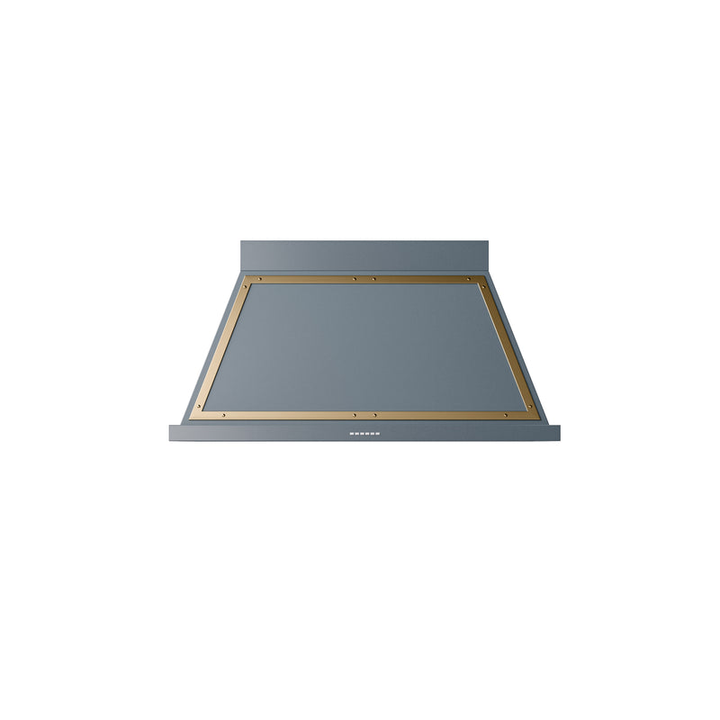 ILVE 48" Nostalgie style wall-mounted extractor Range hood in steel or painted steel with frames - UANB48