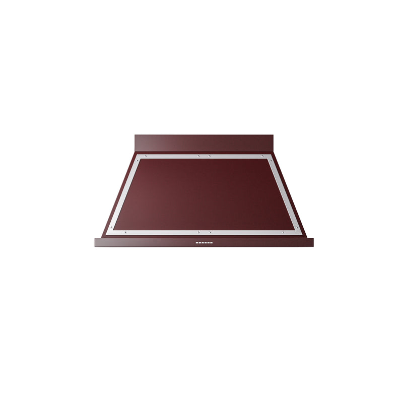 ILVE 48" Nostalgie style wall-mounted extractor Range hood in steel or painted steel with frames - UANB48